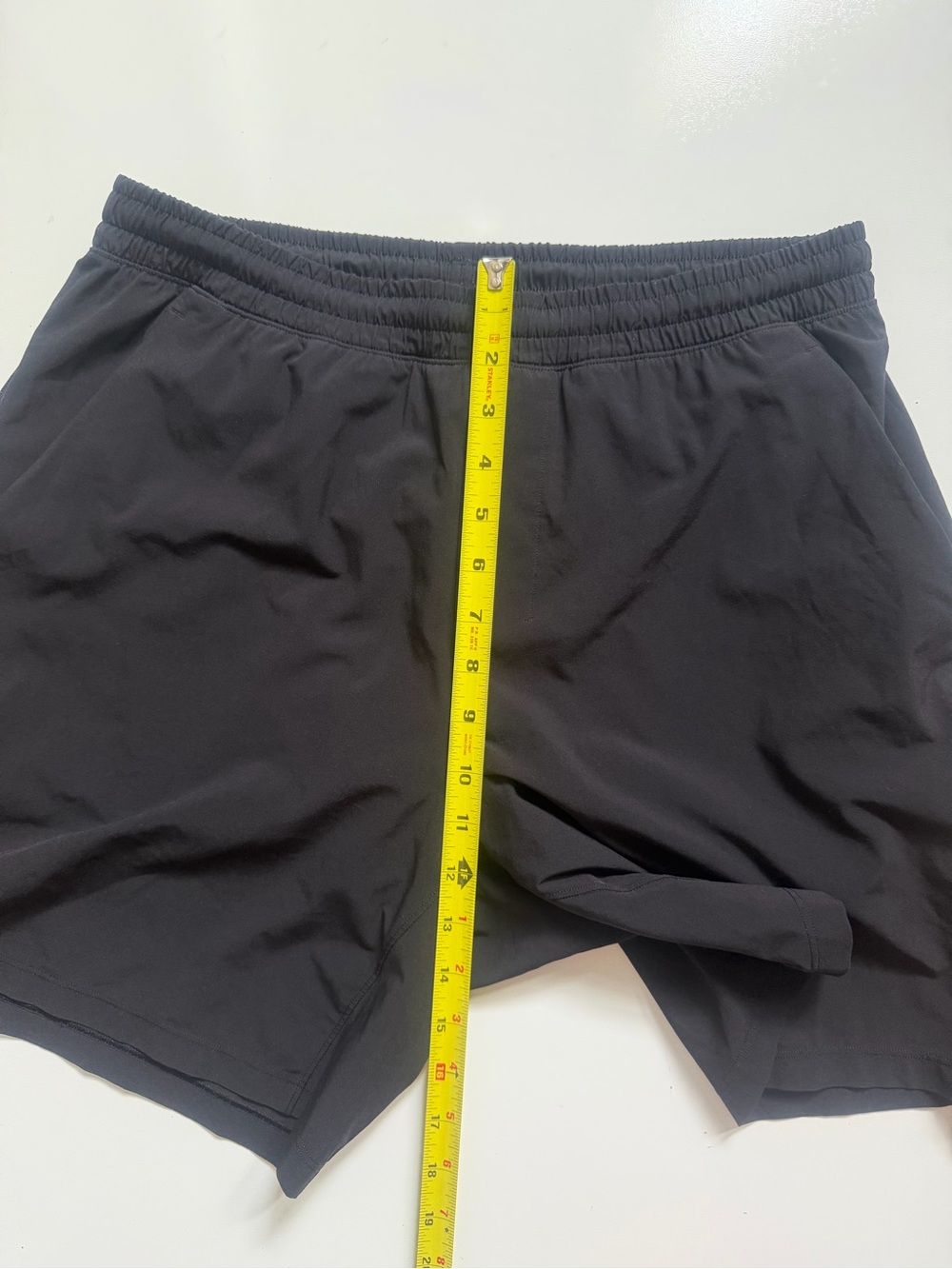 Lululemon Pace Breaker Lined Shorts 7” Mens L Black Training Mesh Vent Athletic - Picture 13 of 15